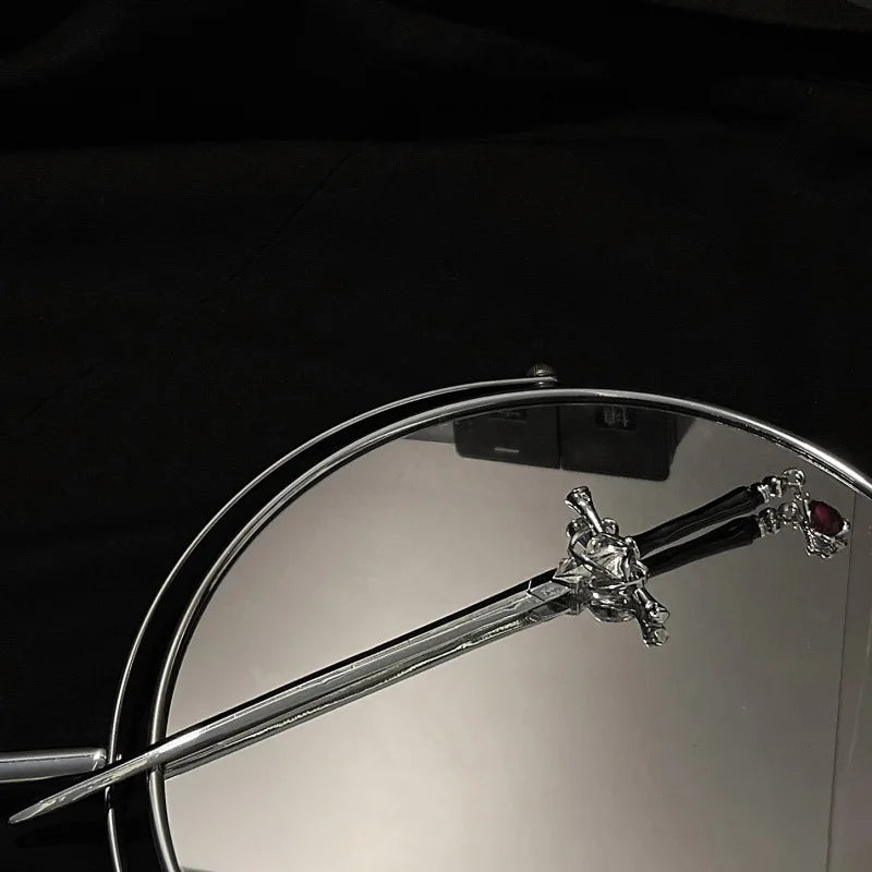 Crimson Blade Hairpin