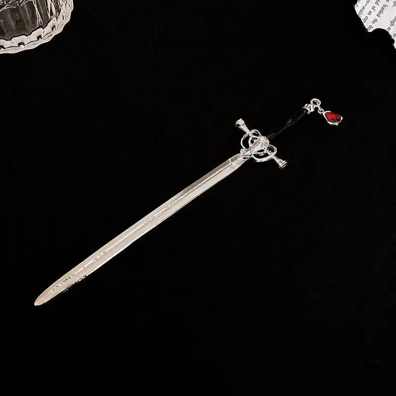 Crimson Blade Hairpin
