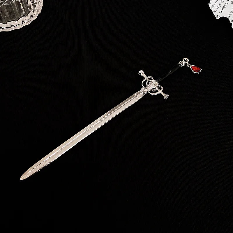Crimson Blade Hairpin